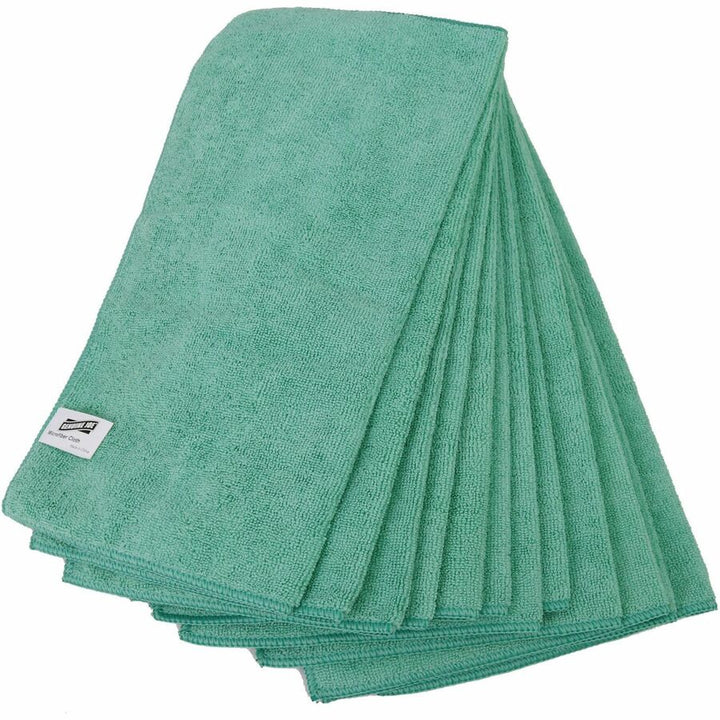 Image of Genuine Joe Microfiber Cloth,All-Purpose,12/BG,15BG/CT,16"x16",GN