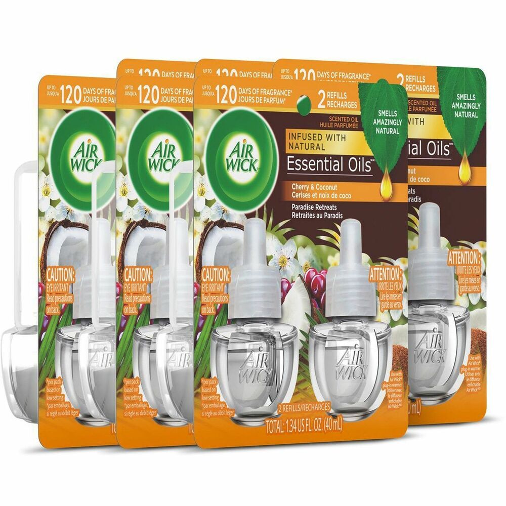 Image of Reckitt Benckiser Oil Warmer Refill,Scented,0.67oz,2/PK,6PK/CT,ParadiseRetreat