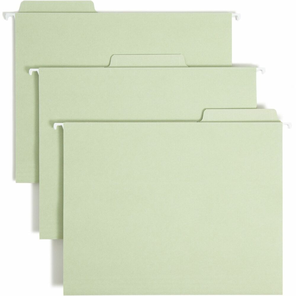 Image of Smead Hanging Fastener Folder, 11pt, 1/3Cut, Ltr, 18/BX, MS