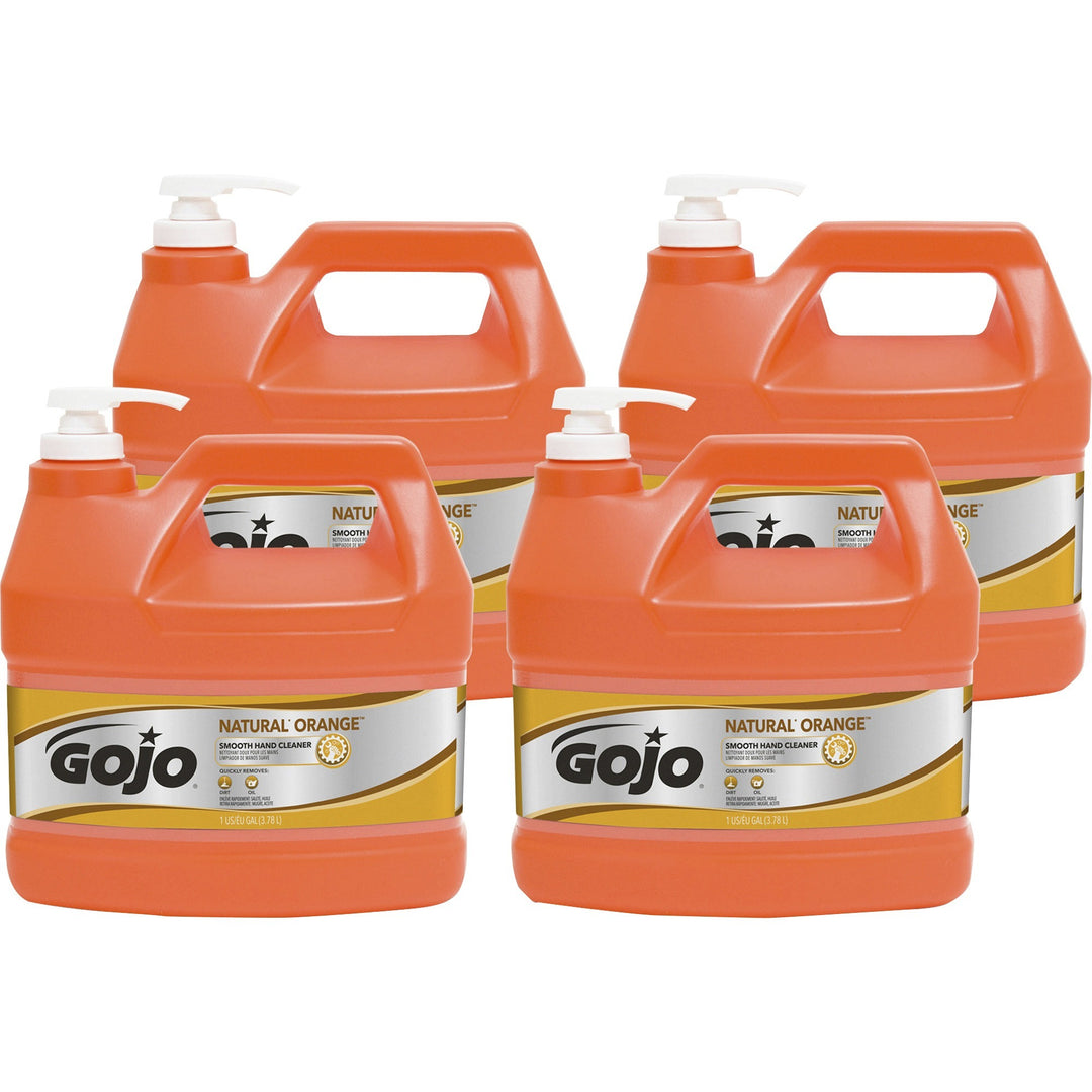 Image of GOJO® Hand Cleaner, Natural Citrus, 1 Gallon, 4/CT, Orange