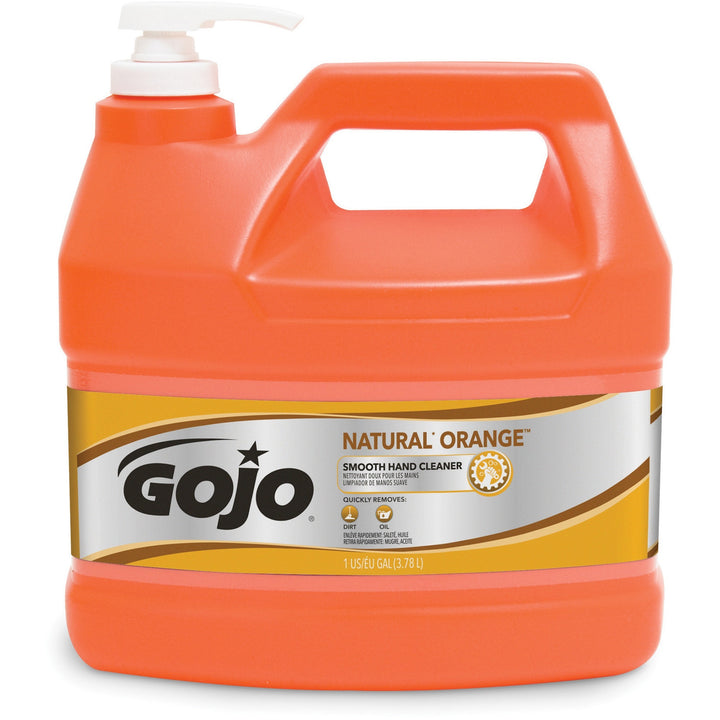 Image of GOJO® Hand Cleaner, Natural Citrus, 1 Gallon, 4/CT, Orange