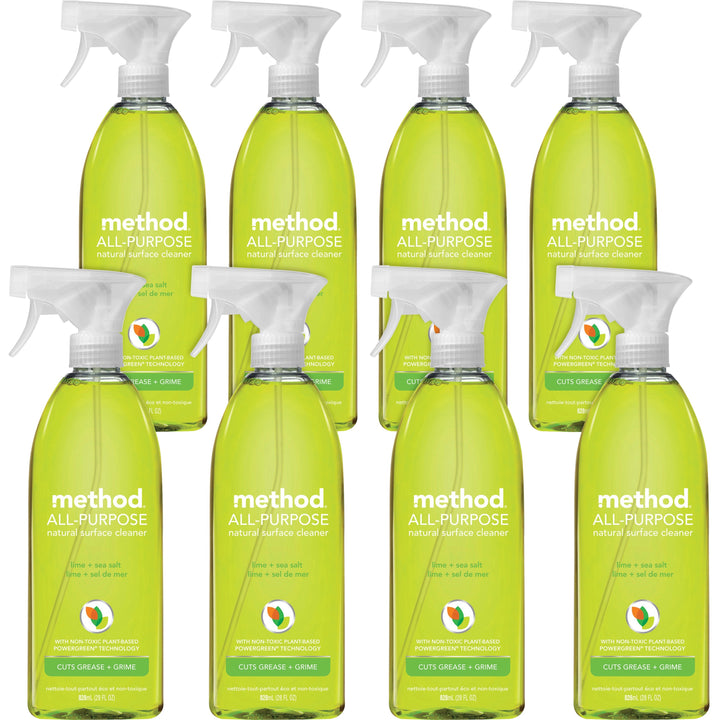 Image of Method® Method All-Purpose Ntl Clnr, 28oz, 8/CT, Lime Sea Salt
