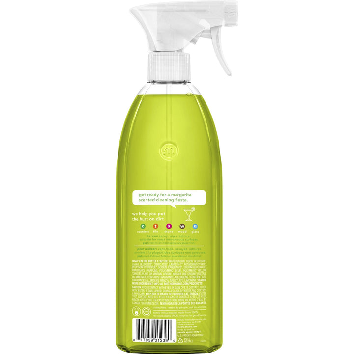 Image of Method® Method All-Purpose Ntl Clnr, 28oz, 8/CT, Lime Sea Salt