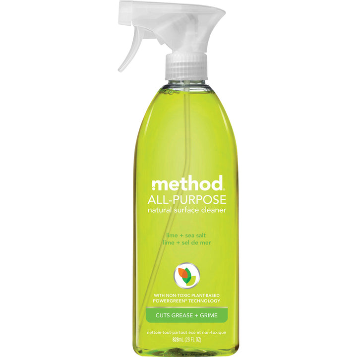 Image of Method® Method All-Purpose Ntl Clnr, 28oz, 8/CT, Lime Sea Salt