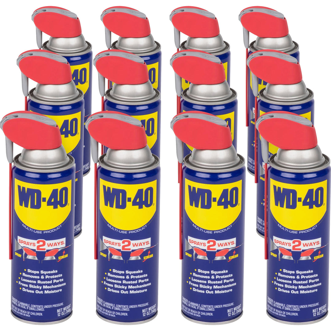 Image of WD-40® Lubricant, Multipurpose, Smart Straw, 12 oz, 12/CT