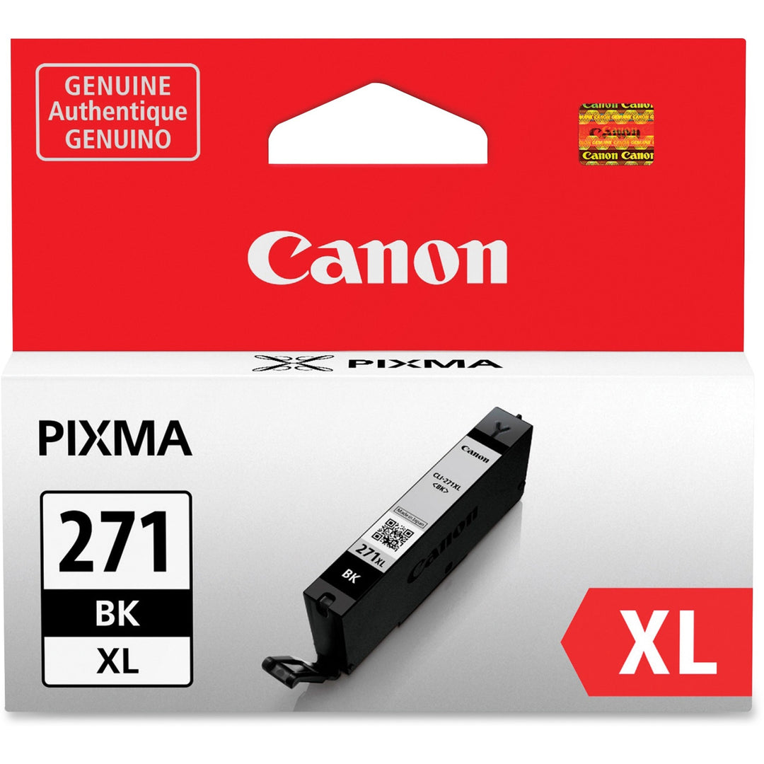 Image of Canon CLI-271 Ink Cartridge, Inkjet, High Yield, Black, 1 Each