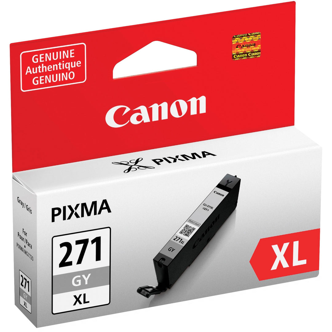 Image of Canon MG7720 CLI-271 Ink Cartridge, Inkjet, High Yield, Gray, 1 Each