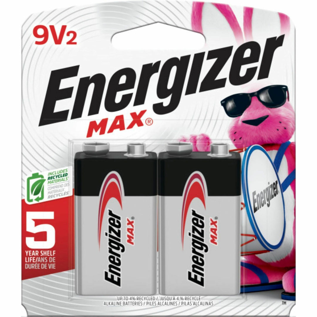 Image of Eveready® Energizer Alkaline Battery, 9 Volt, 96/CT, Silver