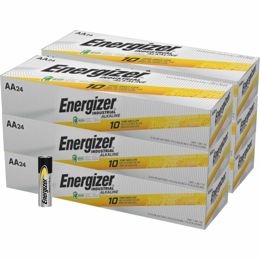 Image of Eveready® Energizer Industrial Alkaline Battery, AA, 144/CT