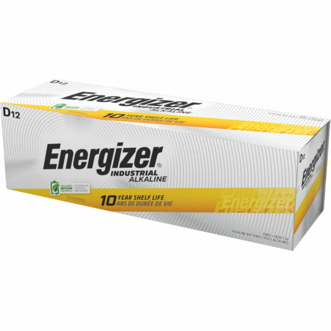 Image of Eveready® Energizer Industrial Alkaline Battery, D, 72/CT