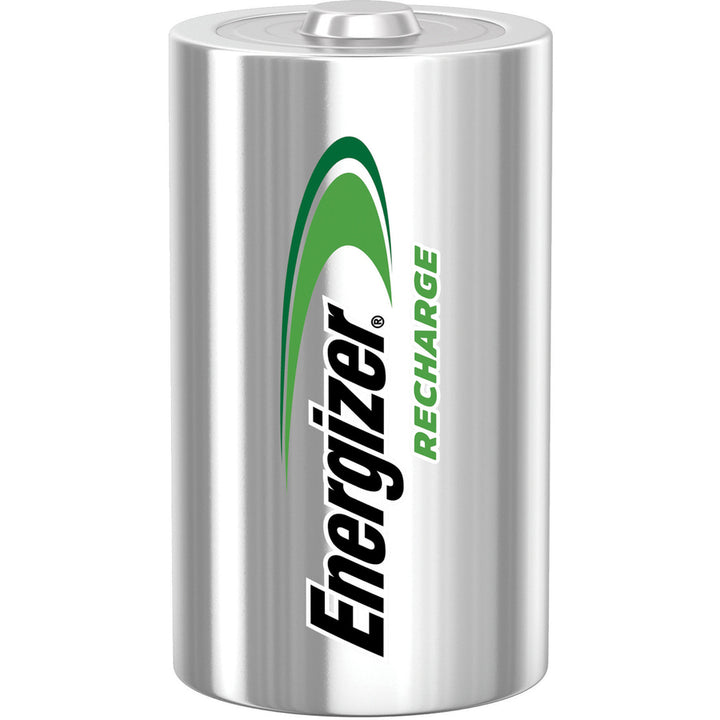 Image of Energizer NH50BP2CT Recharge Universal Rechargeable D Battery 2-Packs, For Multipurpose, Battery Rechargeable, D, 2500 mAh, 2/Pack, 24 / Carton