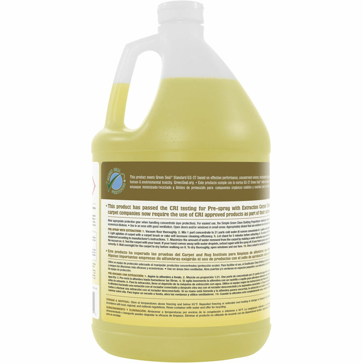 Image of Simple Green® Carpet Cleaner, Concentrate, Nontoxic, 1 Gallon, 2/CT, SD