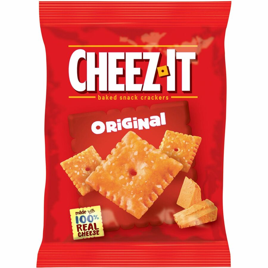 Image of Keebler® Crackers, Cheez-It. Original, 1.5oz. Bags, 45/CT, Orange
