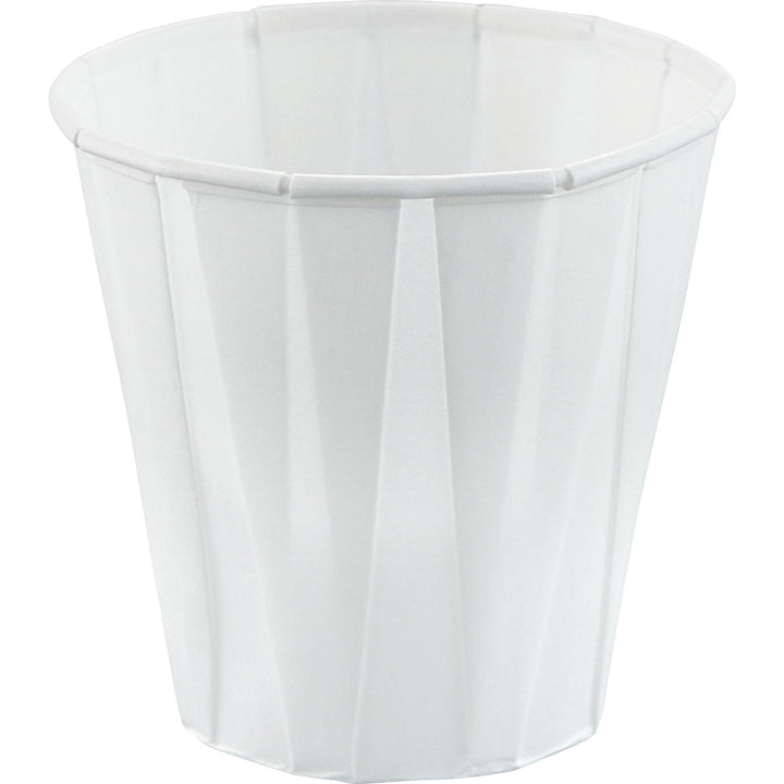 Image of SOLO® Portion Paper Cup, 3.5 oz., 100/PK, 50PK/CT, White