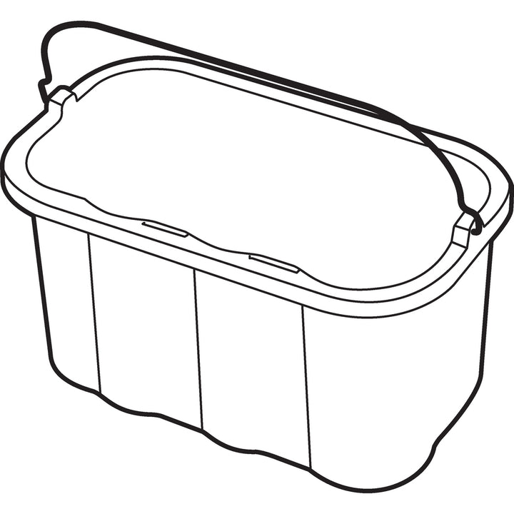 Image of Rubbermaid Commercial Products Sanitizing Caddy, 10 Quart, 14"x7-1/2"x8", 6/CT, Yellow