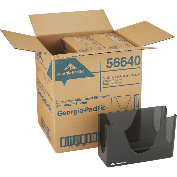 Image of Georgia-Pacific® Towel Dispenser, Countertop,11-2/5"x4-2/5"x7-3/4", 6/CT, SKE