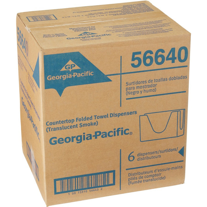 Image of Georgia-Pacific VISTA 56640CT Countertop C-Fold/M-Fold Paper Towel Dispenser