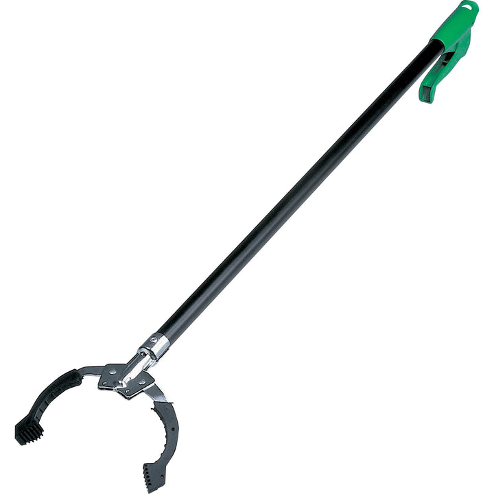 Image of Unger NiftyNabber NN400CT Nifty Nabber Pro 18" All-purpose Grabber, 18" Reach, Steel, Rubber, Black, Green, 5 / Carton