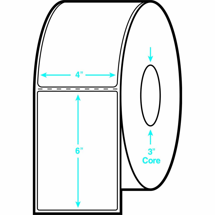 Image of Avery® Direct Thermal Labels, 4"x6", 1000/BX, White