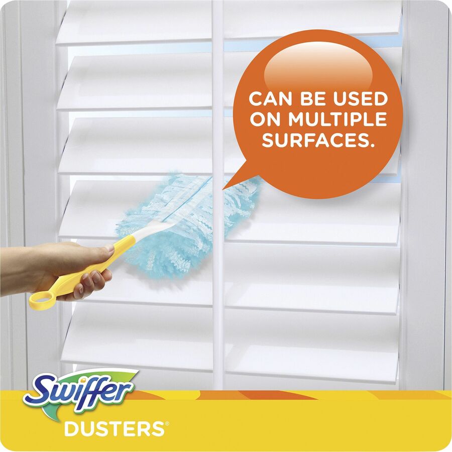 Image of Swiffer 21459 Unscented Dusters Refills, Unscented, Fiber, Blue, 1 Box