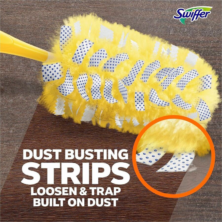 Image of Swiffer 21620 360-degree Dusters Refill, Disposable, Unscented, Fiber, Yellow, 6 / Box