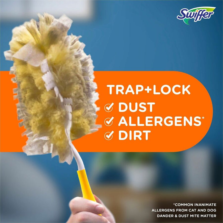 Image of Swiffer 21620 360-degree Dusters Refill, Disposable, Unscented, Fiber, Yellow, 6 / Box