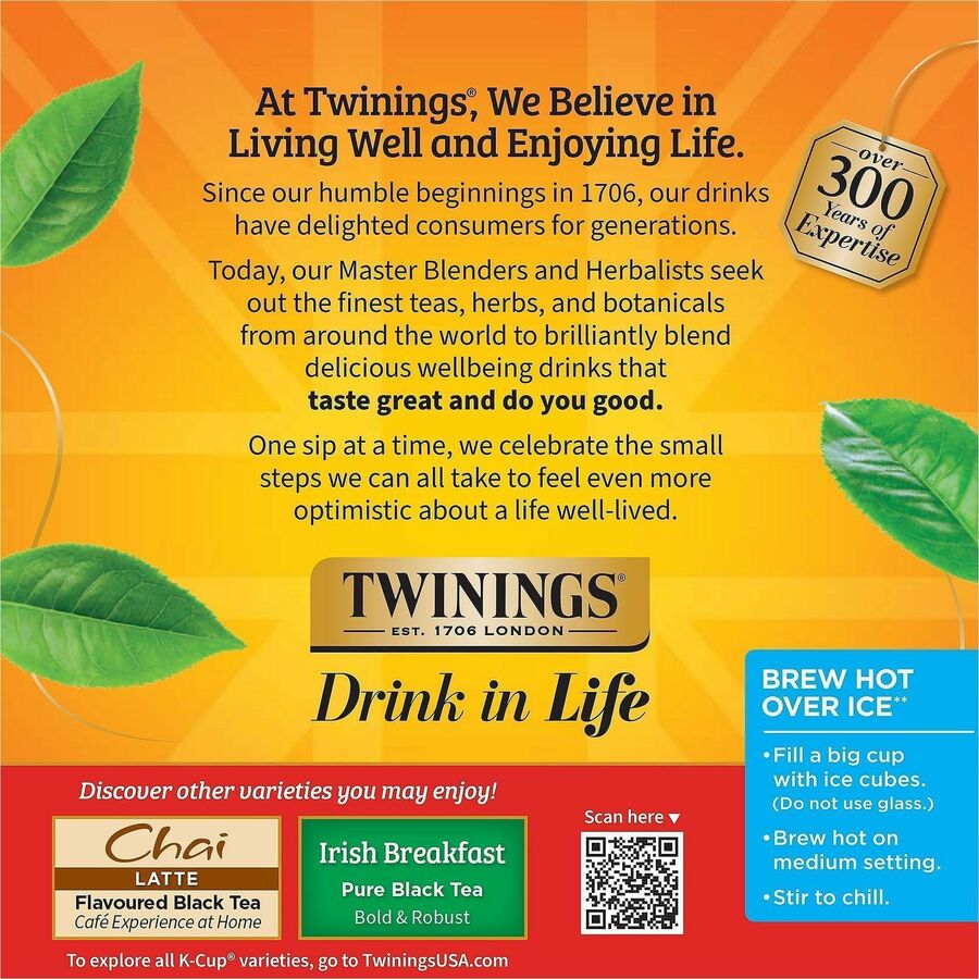 Image of Twinings of London 08755 English Breakfast, 24 / Box