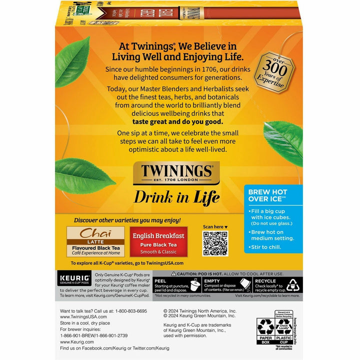 Image of Twinings of London 08756 Earl Grey Flavoured, 24 / Box