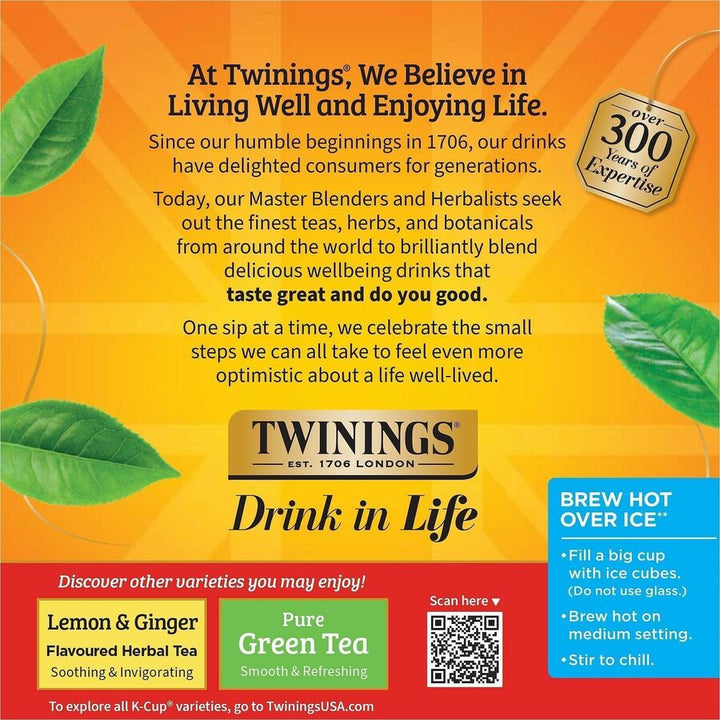 Image of TWININGS® Tea,Decaf,English Breakfast,Black,K-Cup,24/BX