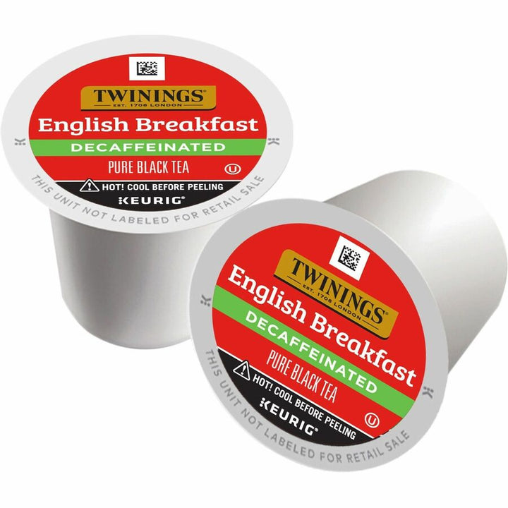 Image of TWININGS® Tea,Decaf,English Breakfast,Black,K-Cup,24/BX