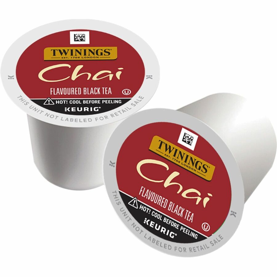 Image of TWININGS® Tea,Chai-Flavored,Black,K-Cup,24/BX