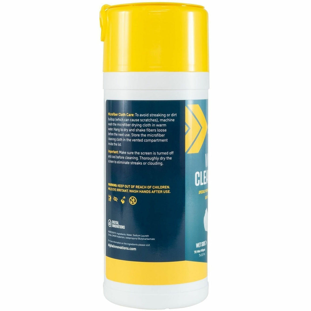 Image of Allsop® Cleaning Wipes, f/Electronics, Microfiber, 70/Canister