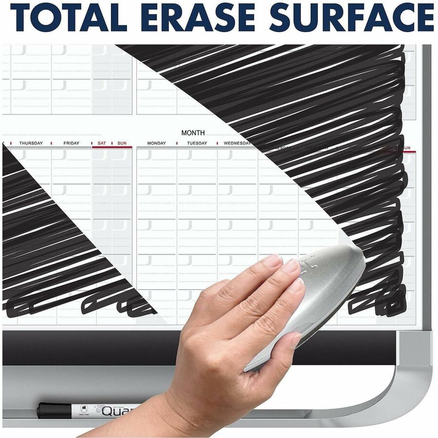 Image of Quartet® 12 Month Magnetic Cal Board, 24"x36", White