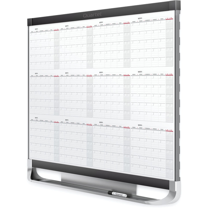 Image of Quartet® 12 Month Magnetic Cal Board, 24"x36", White