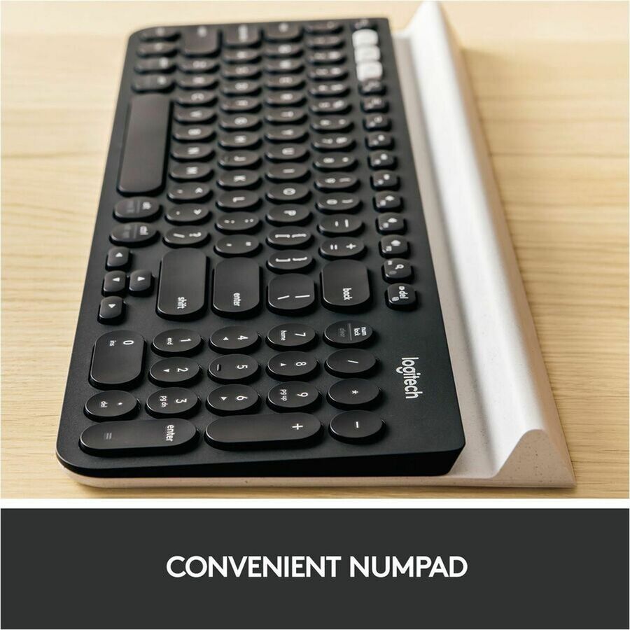 Image of Logitech® K780 Multi-Device Wireless Keyboard, Black