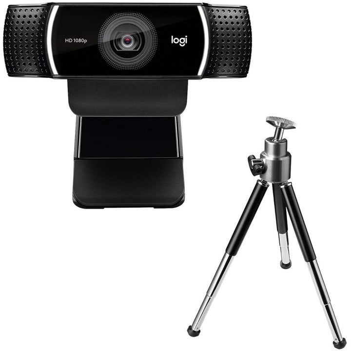 Image of Logitech® C922 Pro Stream Webcam, 1920 pixels x 1080 pixels, 3 Mpixels, Black