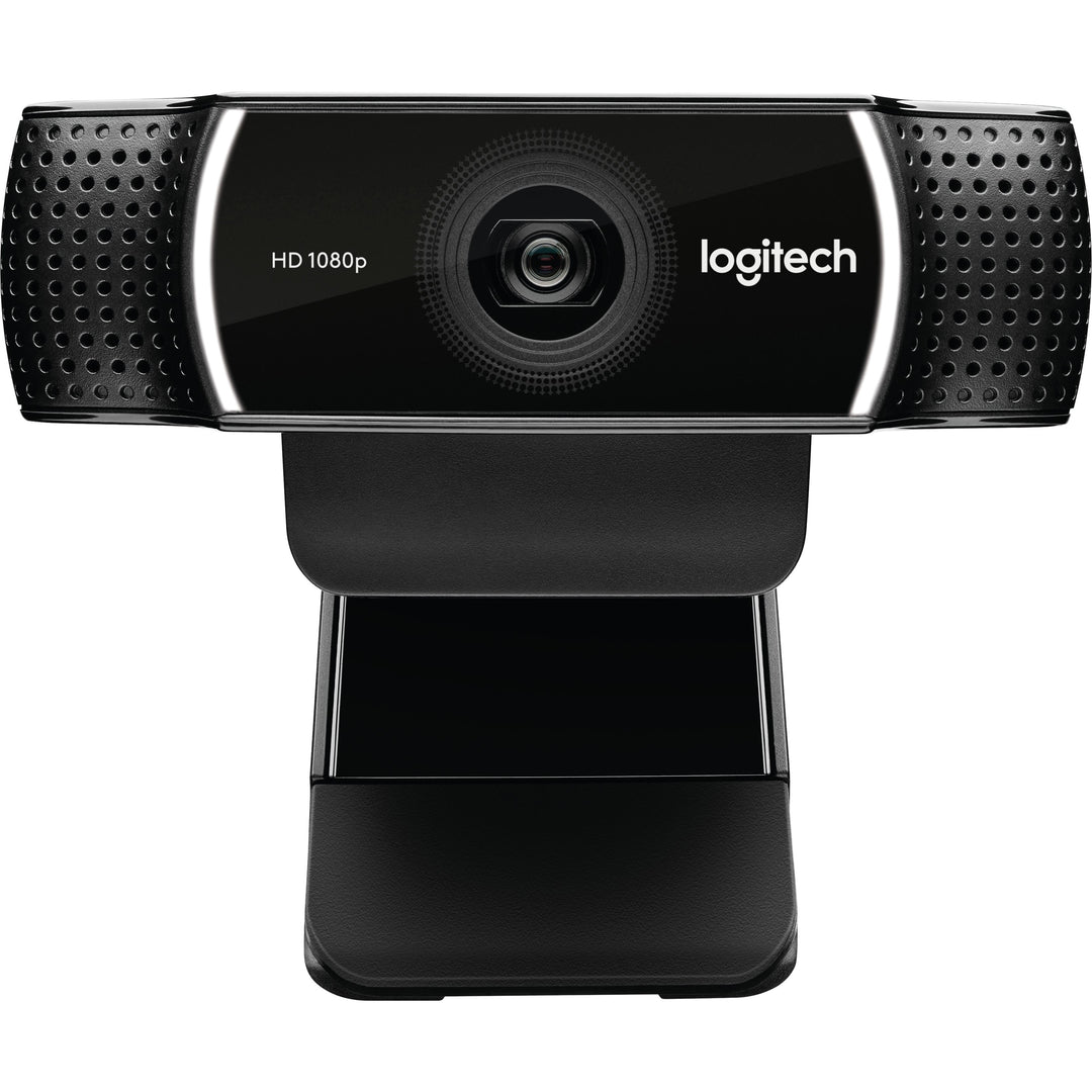 Image of Logitech® C922 Pro Stream Webcam, 1920 pixels x 1080 pixels, 3 Mpixels, Black
