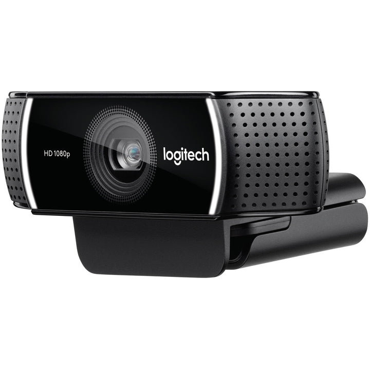 Image of Logitech® C922 Pro Stream Webcam, 1920 pixels x 1080 pixels, 3 Mpixels, Black