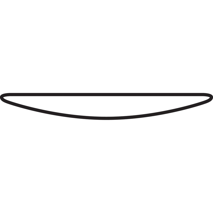 Image of HON® Classic Pull, 6-3/4"x22/25"x1/2", 2/PK, Black