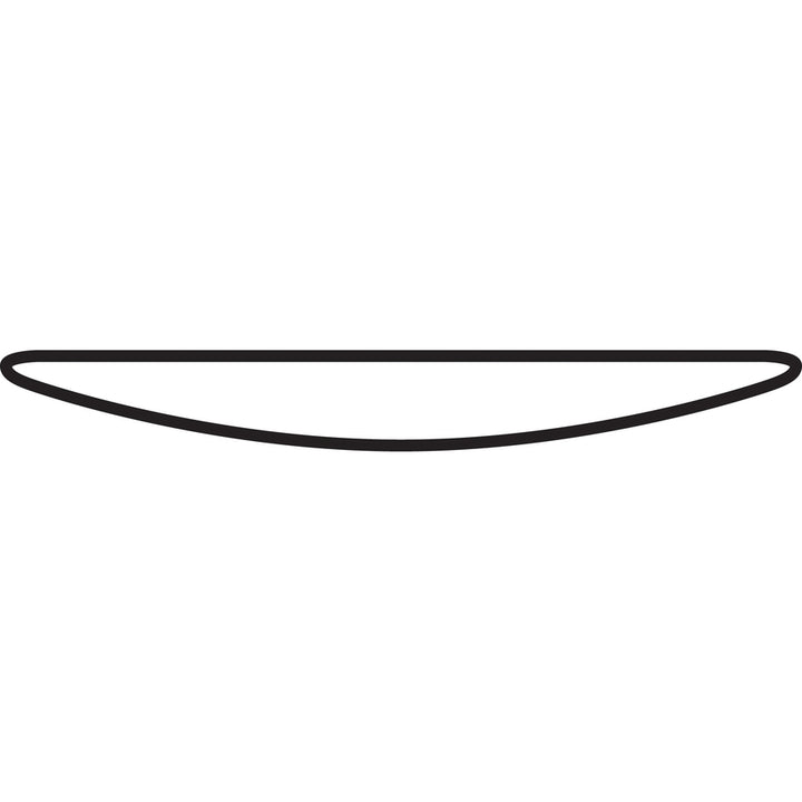 Image of HON® Classic Pull, 6-3/4"x22/25"x1/2", 2/PK, Black