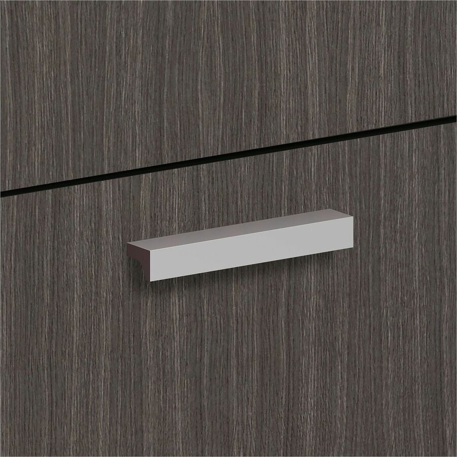 Image of HON® Contemporary Pull, 4-3/4"x3/4"x.69", 2/PK, Silver