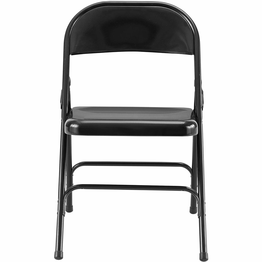 Image of Lorell 62527 Folding Chairs, Powder Coated Frame Color, Steel Frame Material, Black, 4 / Carton