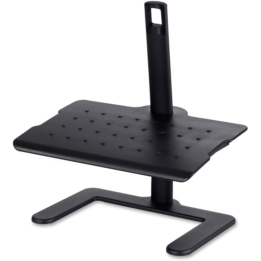 Image of Safco® Height-Adjustable Footrest, 20.5w X 14.5d X 3.5 To 21.5h, Black