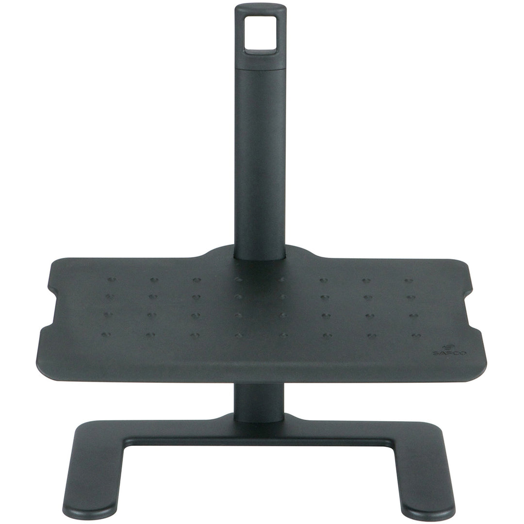 Image of Safco® Height-Adjustable Footrest, 20.5w X 14.5d X 3.5 To 21.5h, Black