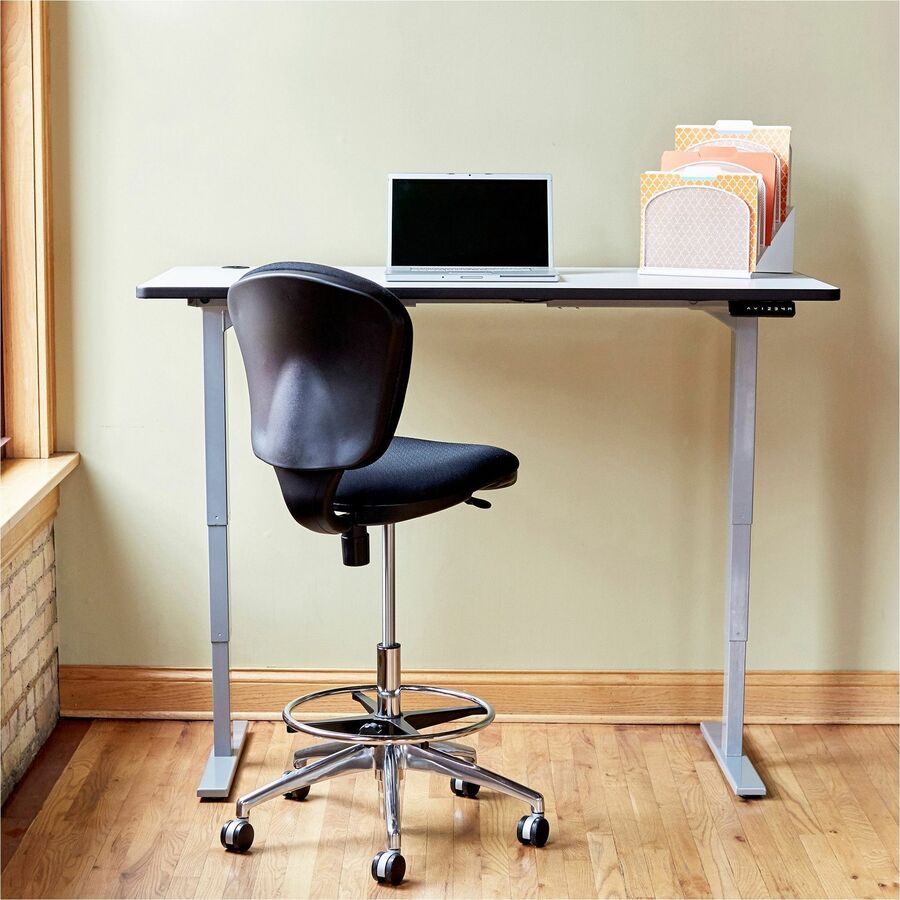 Image of Safco® Onyx Mesh Desk Organizer With Tiered Sections, 8 Sections, Letter To Legal Size Files, 11.75" X 10.75" X 14", White