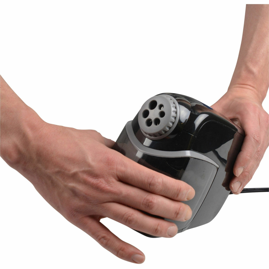 Image of Acme United Corporation Pencil Sharpener, 6-Hole, 5-3/4"Wx8-1/4"Lx7-3/4"H, Black