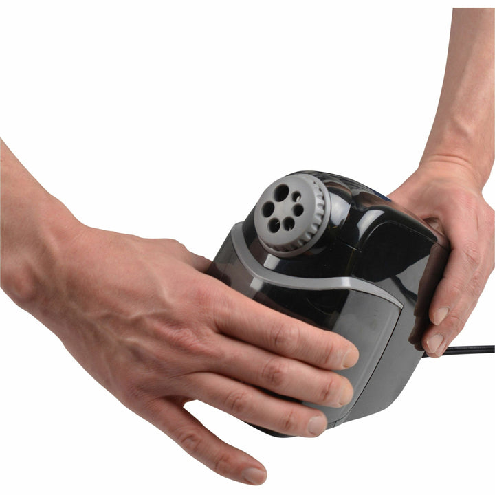 Image of Acme United Corporation Pencil Sharpener, 6-Hole, 5-3/4"Wx8-1/4"Lx7-3/4"H, Black