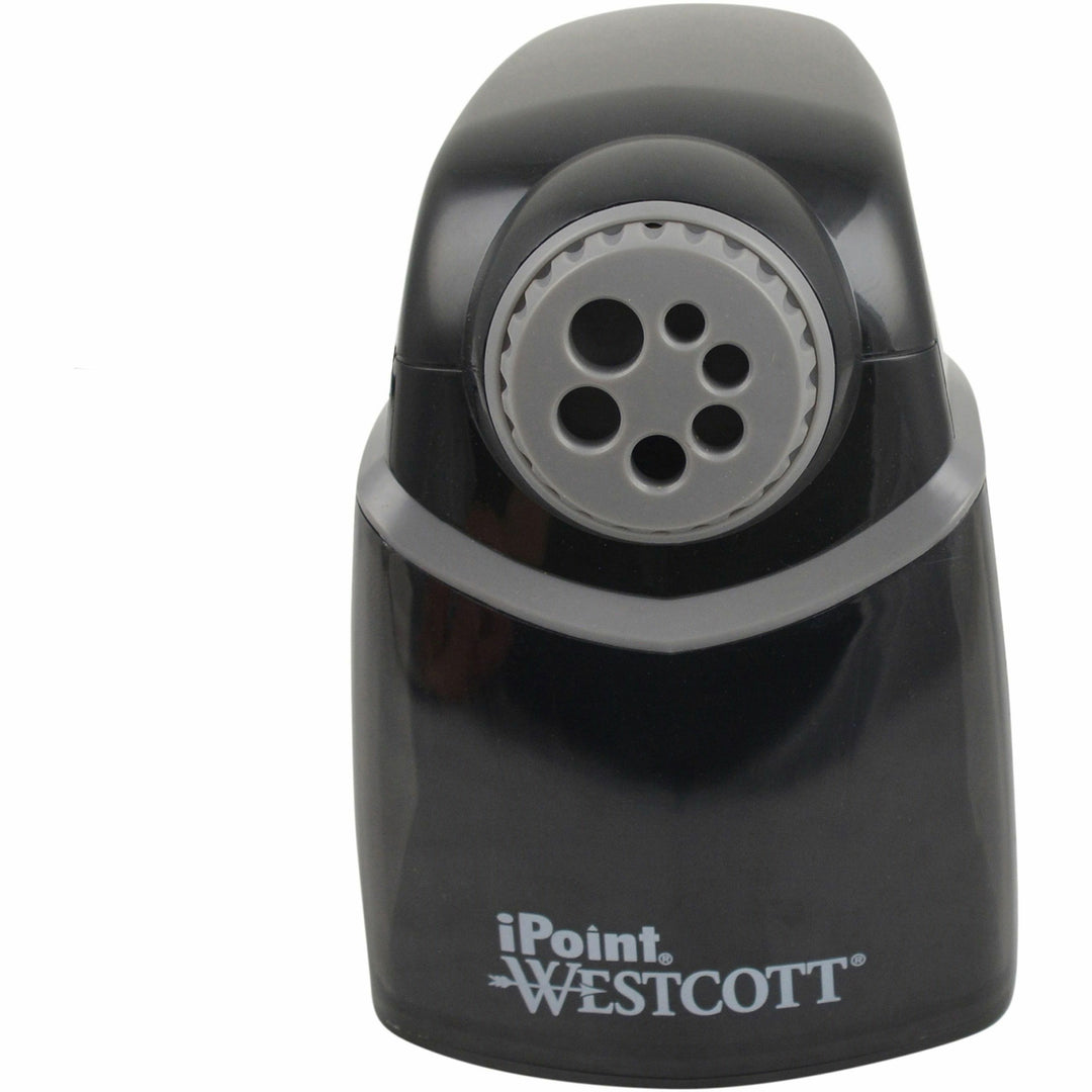 Image of Acme United Corporation Pencil Sharpener, 6-Hole, 5-3/4"Wx8-1/4"Lx7-3/4"H, Black