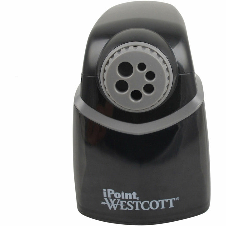 Image of Acme United Corporation Pencil Sharpener, 6-Hole, 5-3/4"Wx8-1/4"Lx7-3/4"H, Black