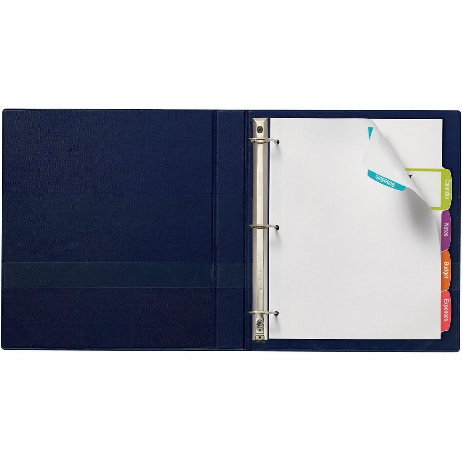 Image of Avery® Big Tab Printable Large White Label Tab Dividers, 5-Tab, 11 X 8.5, White, 4 Sets